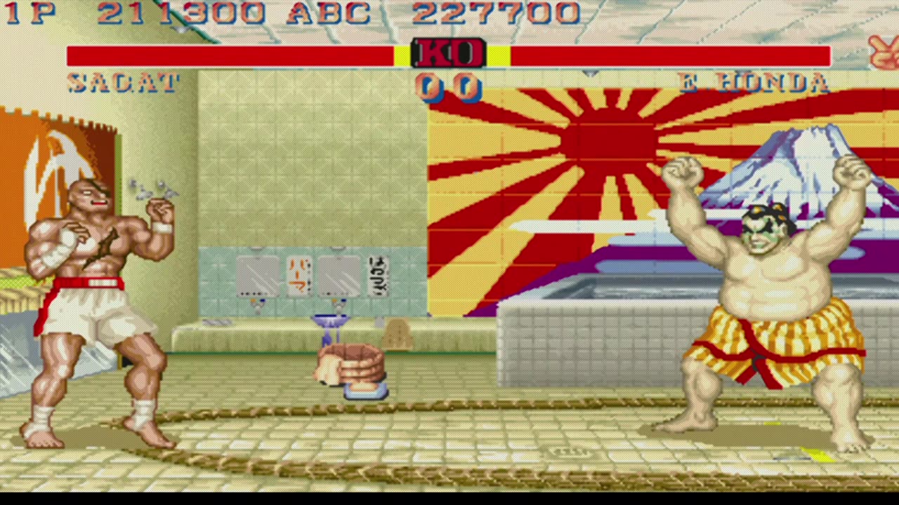 Sagat vs E Honda