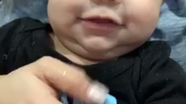 Tickling cute baby!