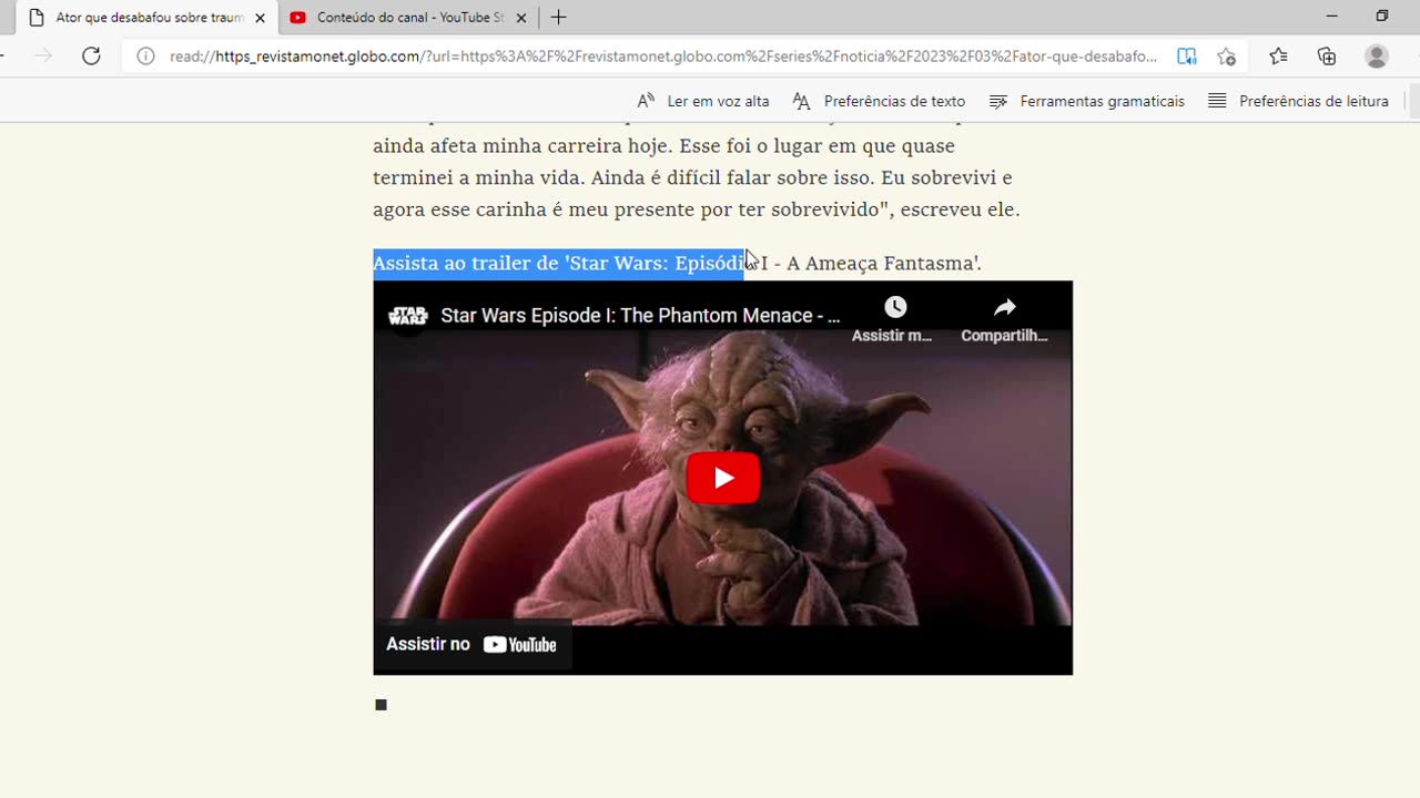 Ator que desabafou sobre traumas psicológicos ao fazer Jar Jar Binks volta ao universo de 'Star Wars