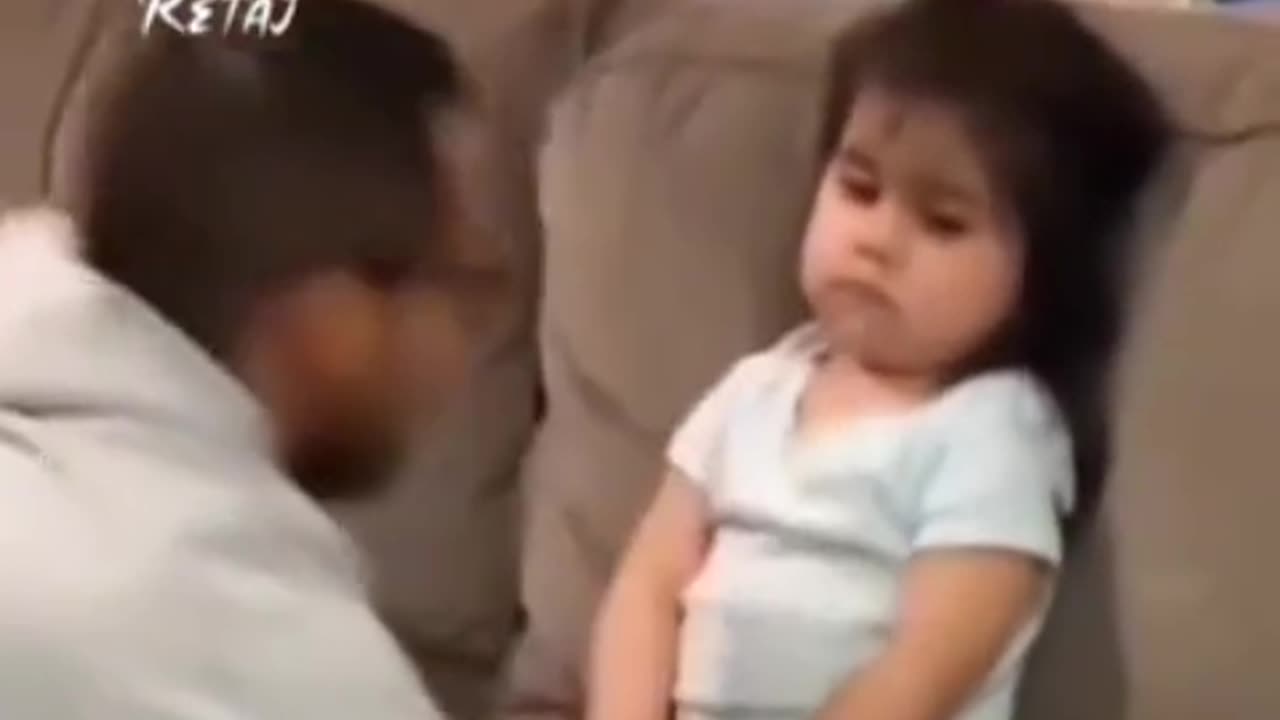 Funny baby clip