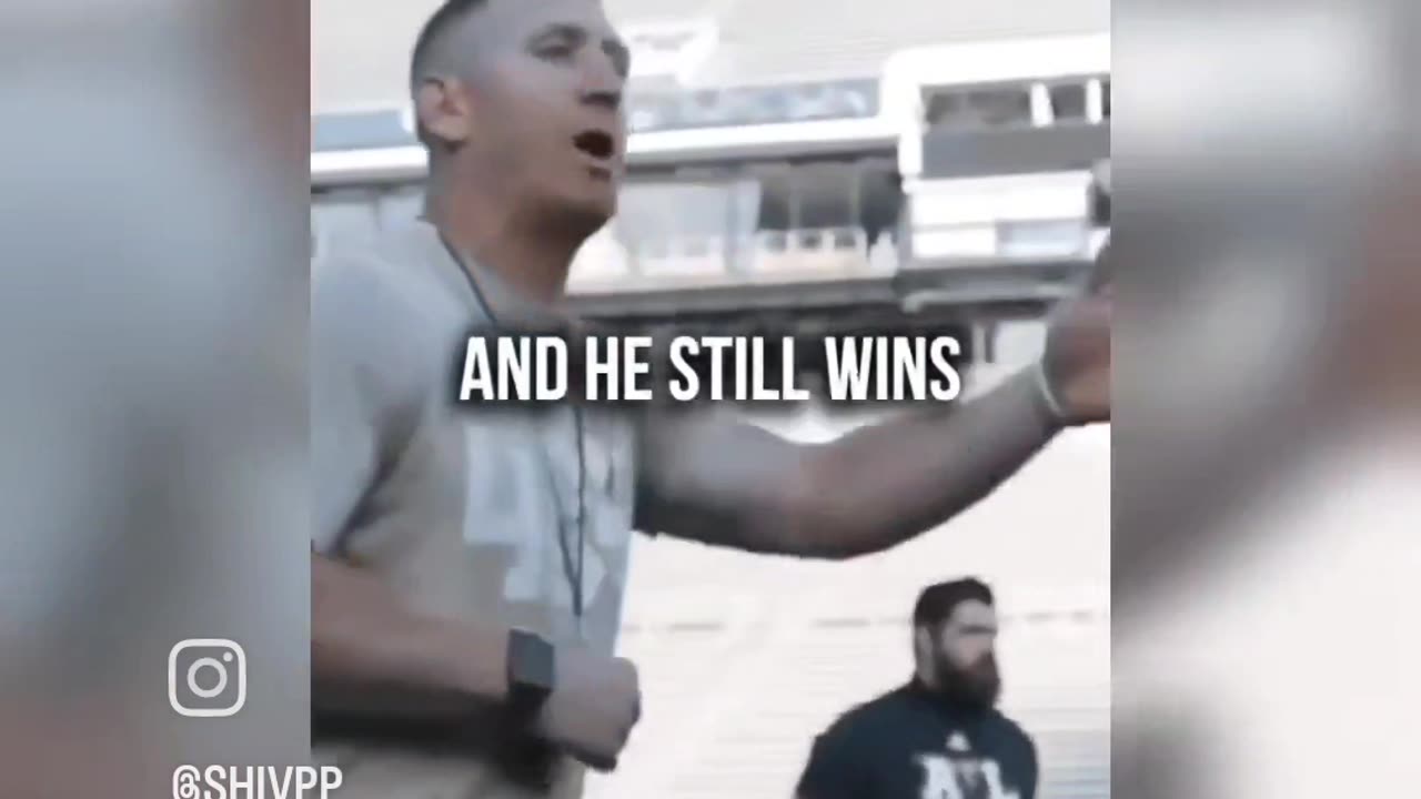 Coach has something special to say to their students