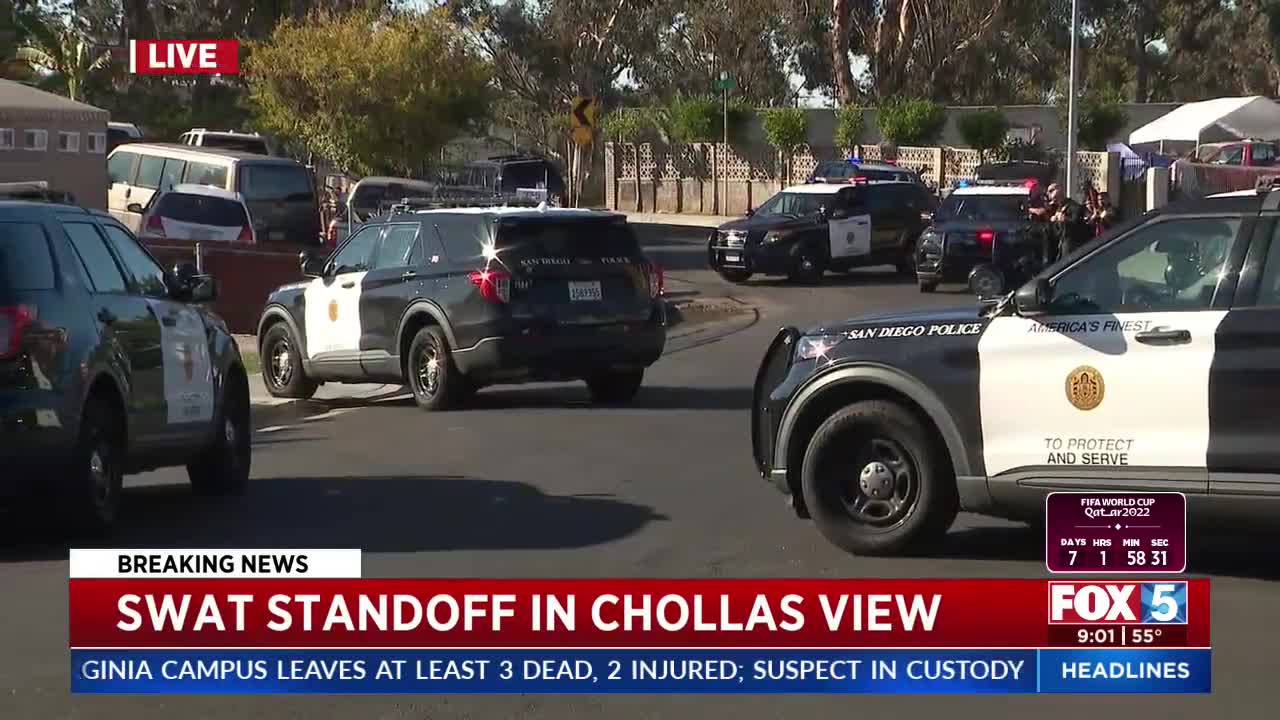 SWAT Standoff In Chollas View