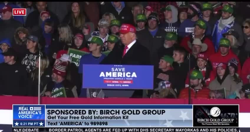 DJT IOWA Rally 11-3-2022 Chuck Grassley