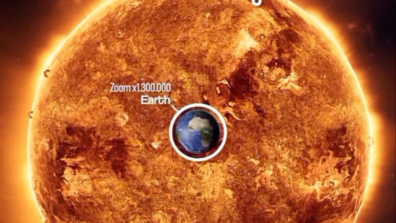 True size of sun 🌞 Follow us for more information about space 🌌🚀