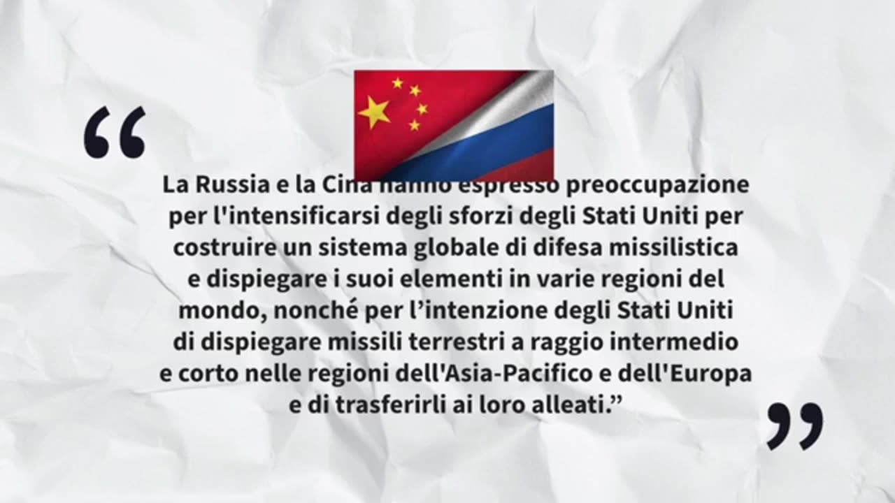 Accordi tra Russia e Cina