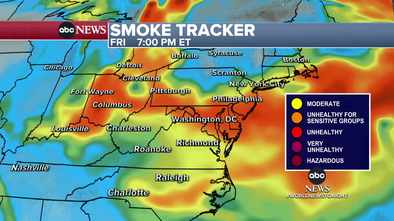 Dangerous smoke continues to cloud over northeast