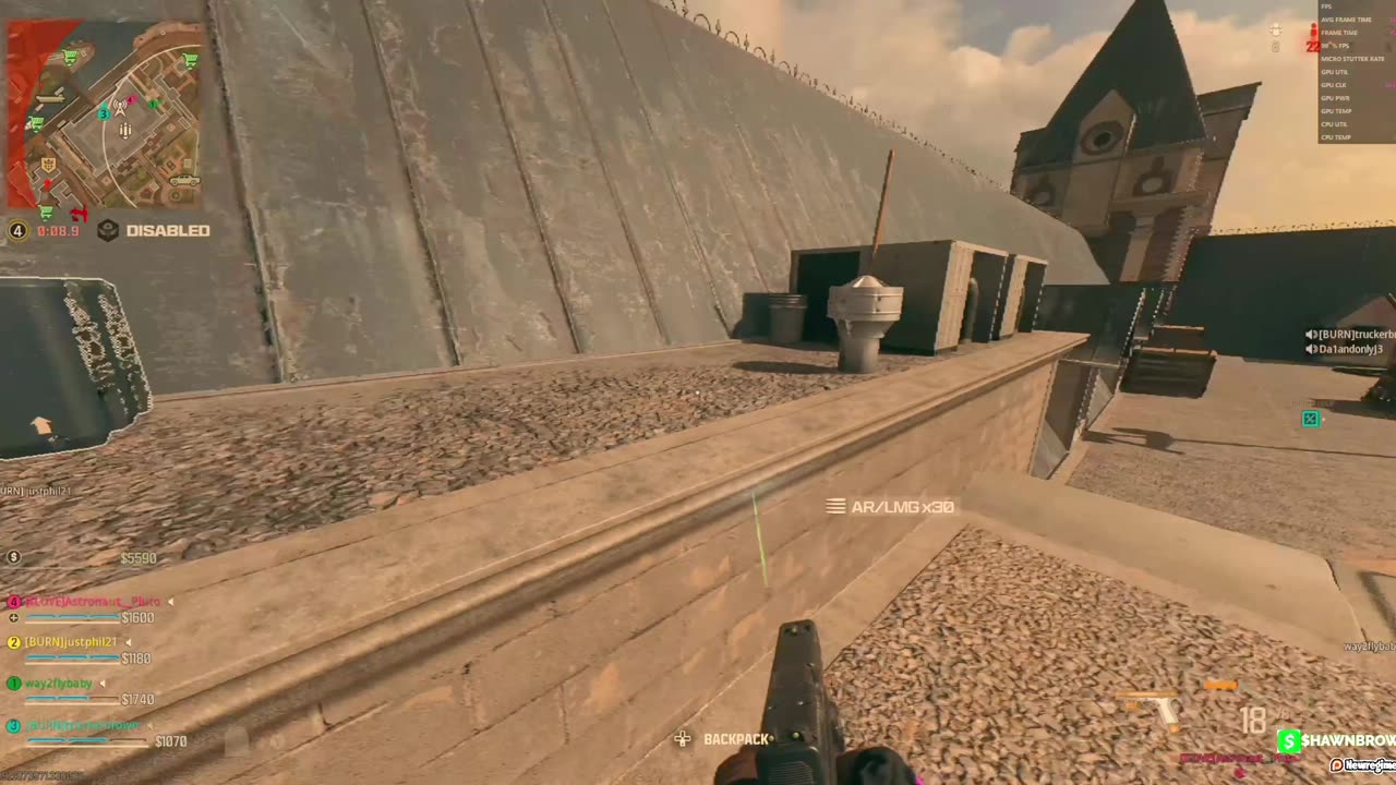 COD win with the USA Burn unit