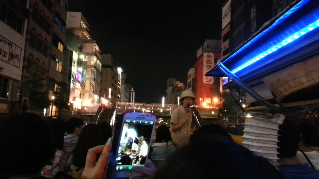 shipping travel at osaka Dotonbori night time