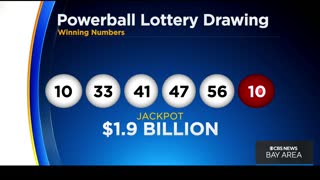 Winning Powerball drawing numbers finally released -- 10-33-41-47-56-10