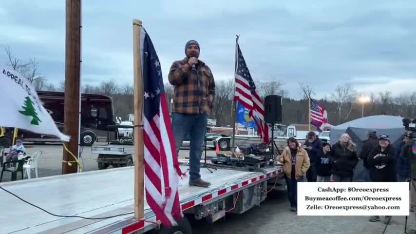 The People's Convoy- Evening drivers meeting 3/25/2022