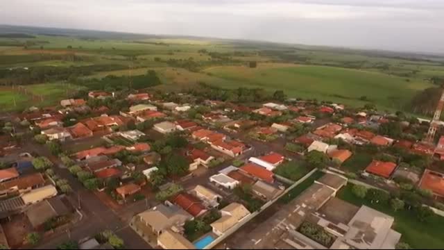 Vista área de Salmourão SP