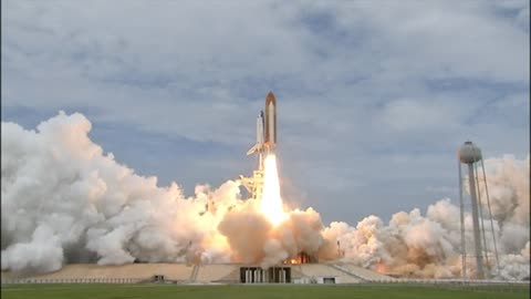 Rocket launch in nasa