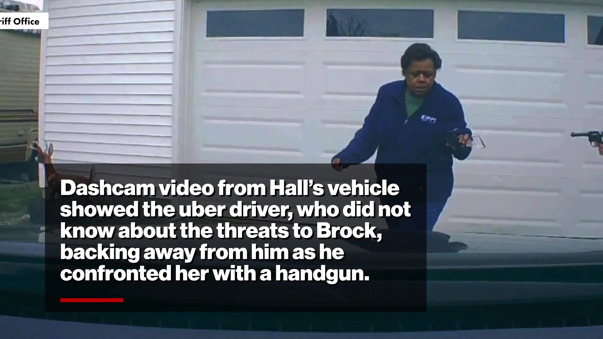 'I'm sure glad you guys are here': Moment scam victim greets cops after allegedly shooting innocent Uber driver