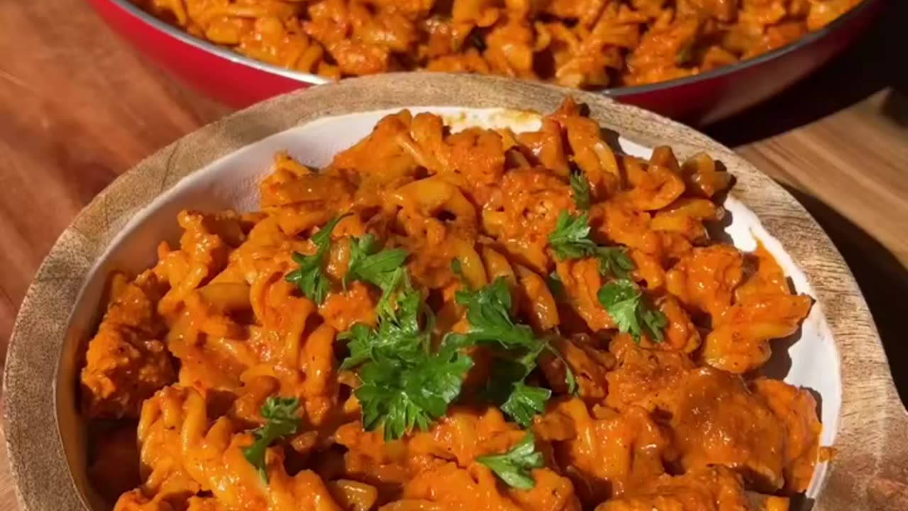 Creamy Cajun Pasta - A spicy and creamy pasta dish made healthier with a Cajun twist!