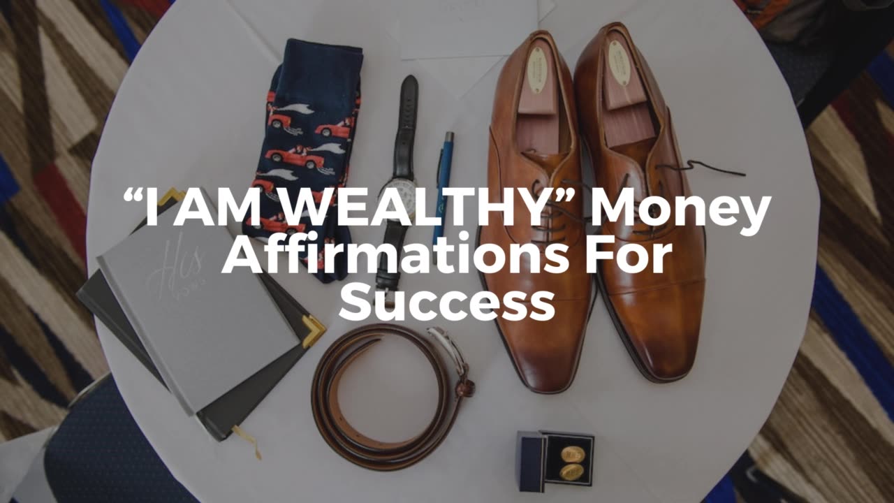 “I AM WEALTHY” Money Affirmations For Success - Affirmations for positive thinking