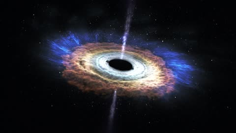 NASA MASSIVE BLACK HOLE SHRED PASSING STARS