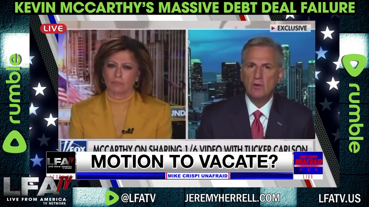 KEVIN MCCARTHY'S MASSIVE DEBT DEAL FAILURE!
