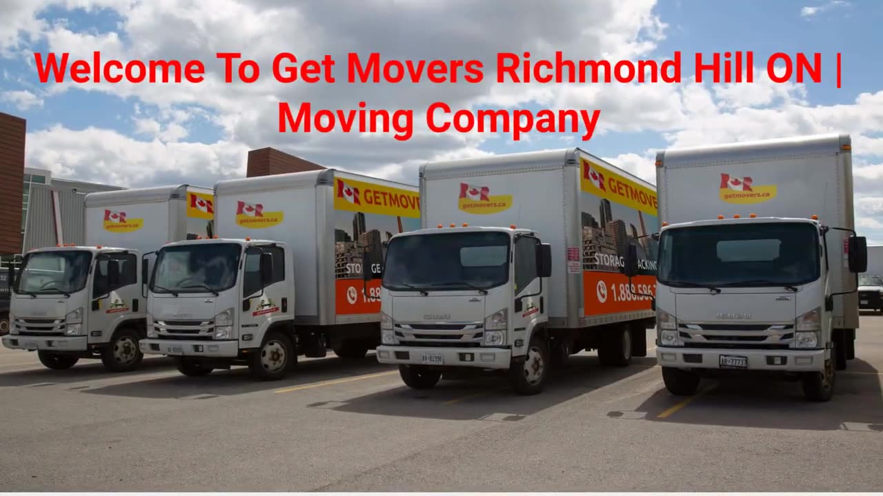 Get Movers | Moving Company in Richmond Hill, ON | L4S 1R7