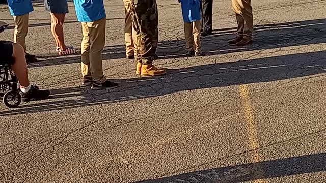 Flag Retirement ceremony