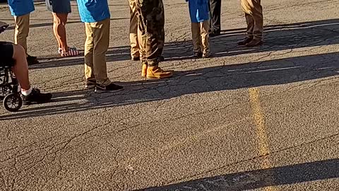 Flag Retirement ceremony