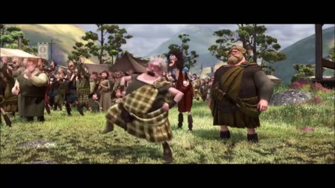 Animated movie scenes- Brvae Movie Archery scene