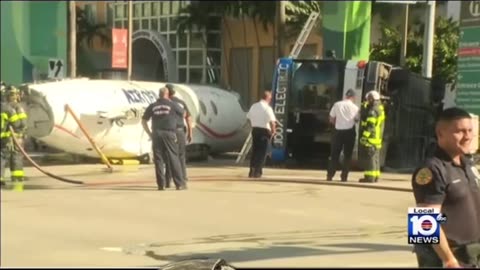 PLANE CRASH EXERCISE IN MIAMI?!
