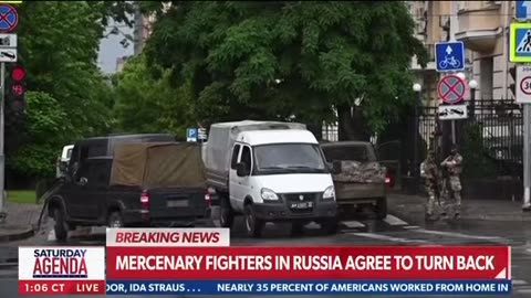 Mercenary fighters in Russia agree to turn back