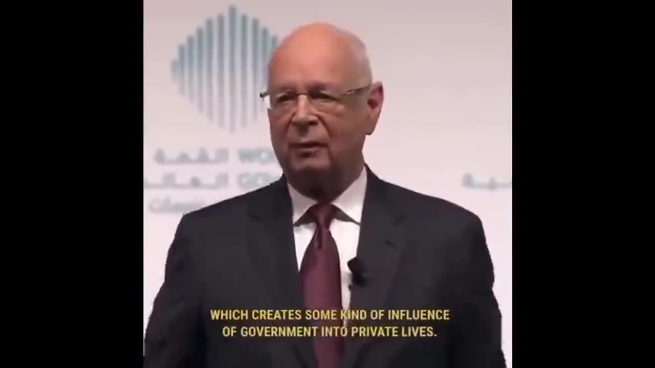 WEF Maggot, Klaus Schwab is afraid of libertarianism. In his eyes, libertarianism is an anti-system.