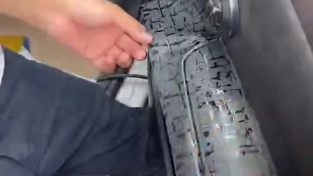 Automobile door frame film pasting