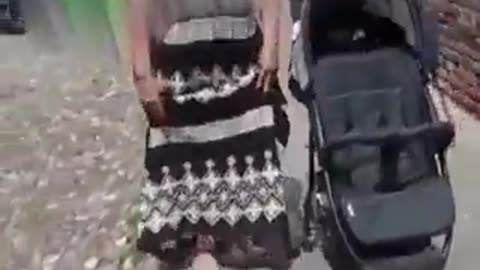 Ukrainian attacks pregnant Russian woman. Karma hits back!