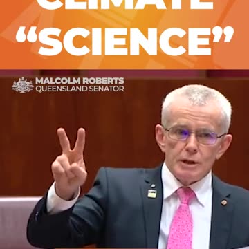 Australian Senator Malcolm Roberts debunked climate science in less than 2 minutes