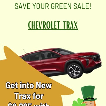 ST. PADDY’S SAVE YOUR GREEN SALE!