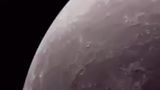 Red light on the moon