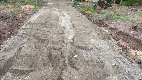 Building A Driveway. Pt 1