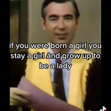 Mister Rogers teaches children the Two Genders