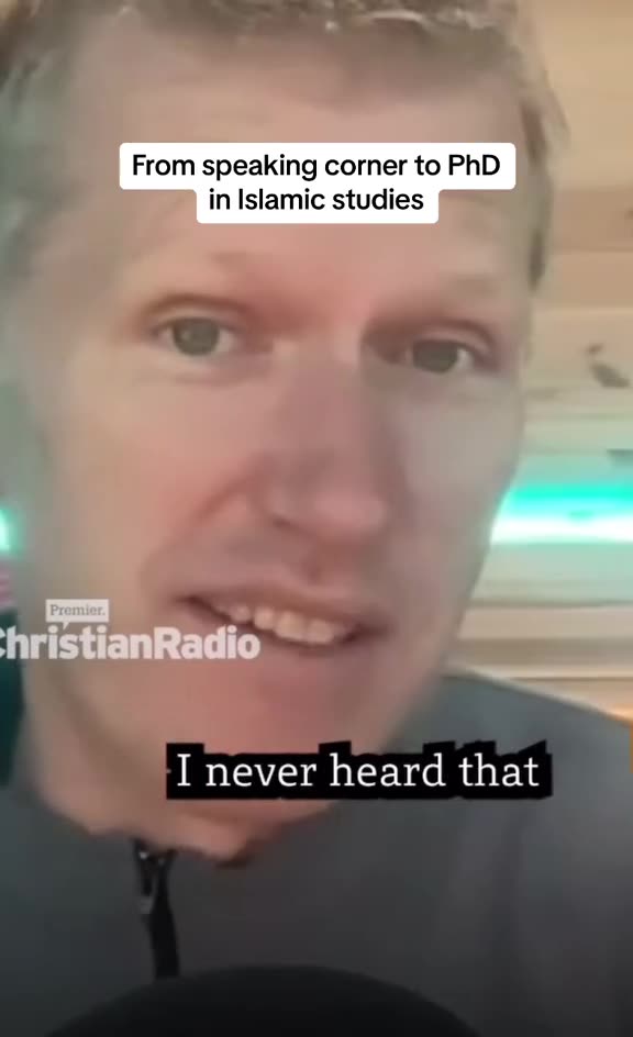 FROM SPEAKERS CORNER TO PHD IN ISLAMIC STUDIES