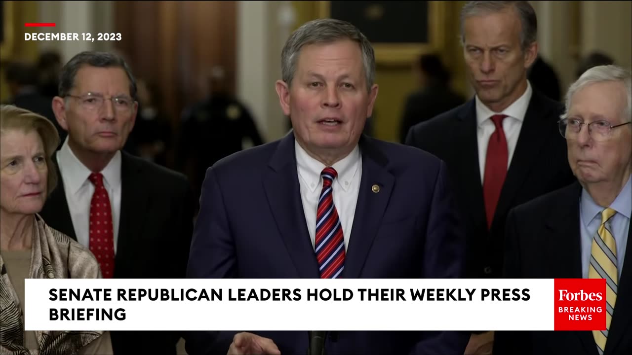 'It's Time For The Democrats To Wake Up'- Daines Implores Dems To Get Serious On Border Security