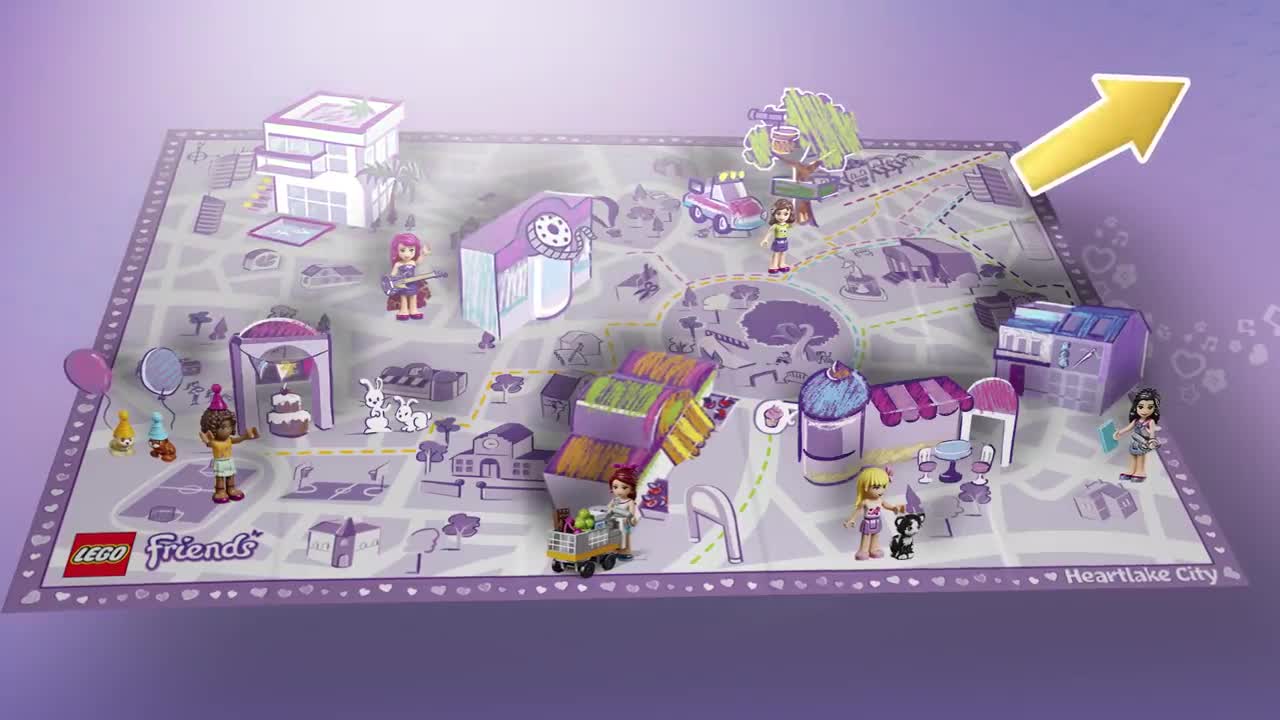 Atelier criativo da Emma - LEGO Friends