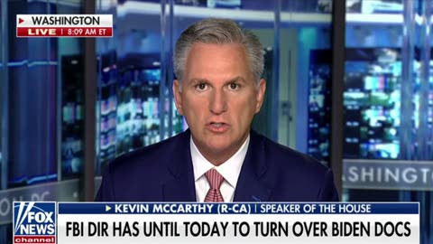 MAC ATTACK! Speaker Slams FBI's Wray Over Biden Doc, 'Contempt Charges' Next