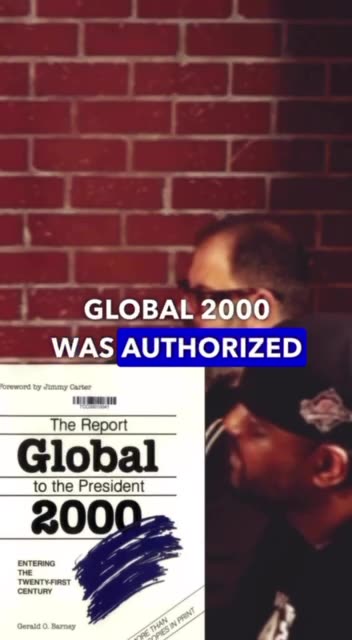 Population control. Jimmy Carter Global 2000