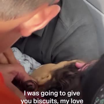Palestinian mother holds onto hair tie of daughter slain by Israel.mp4