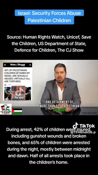 Palestinian children are rapped and tortured
