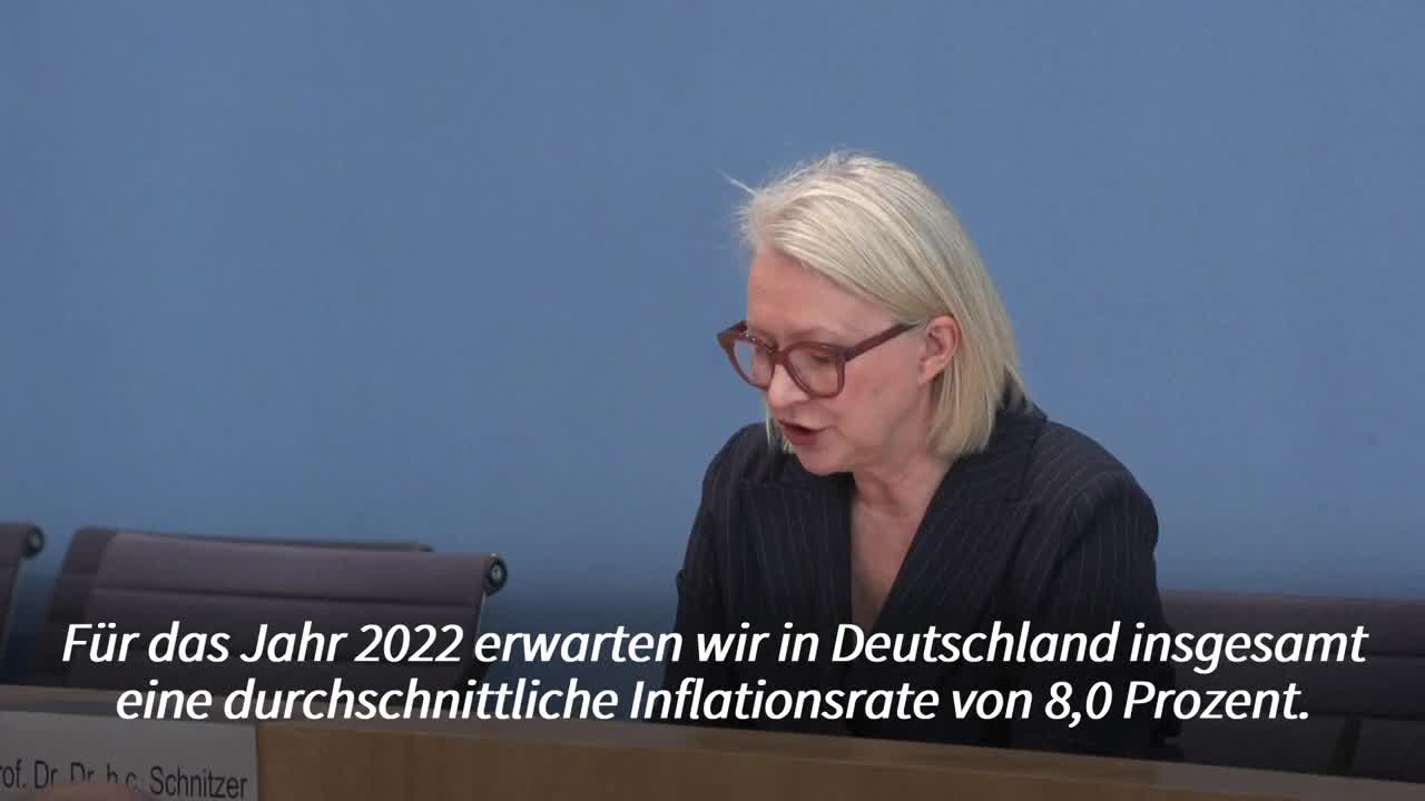 Wirtschaftsweise 2023 drohen Rezession und hohe Inflation AFP