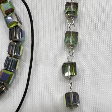 Handmade Unique Jewelry Set. 925 Silver. Made with Swarovski Crystal