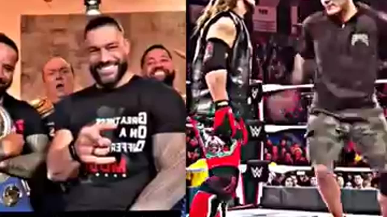 Roman Reigns react on Randy Orton😱😱 🥵 | #wwe #wwe2023 #romanreigns #shortfeed #shorts