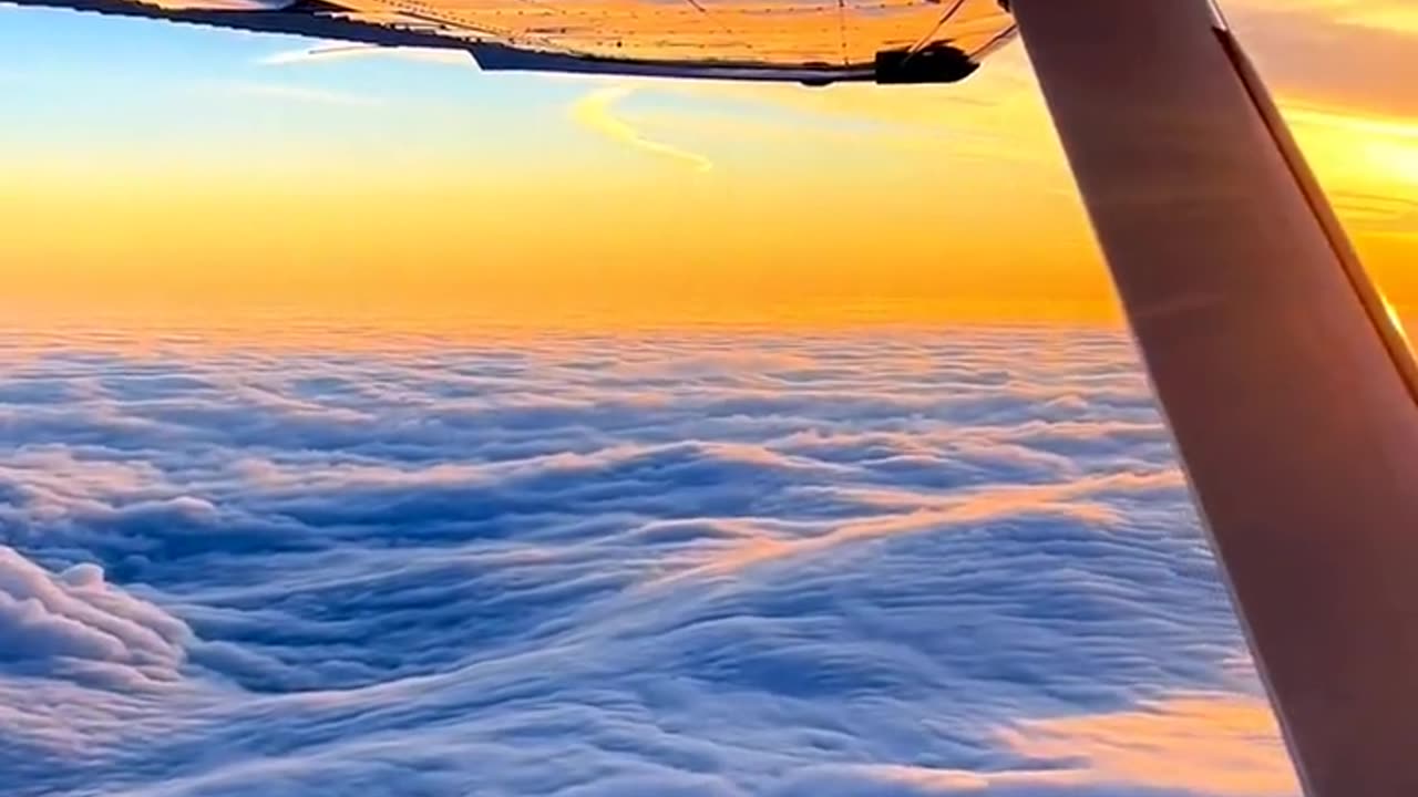 Hell of a view above the clouds