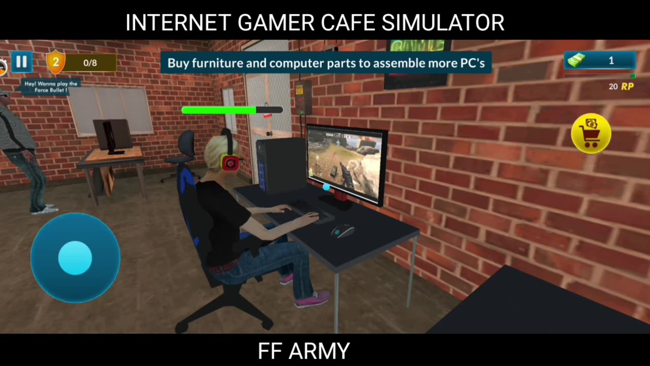 Internet Gamer Cafe Simulator Android Gameplay with RAJPOOT KIRANSINH