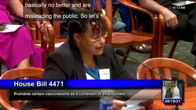 Dr Christine Parks Testimony of What the Vazzine Won't Do With Facts