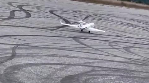 Worst Private Jet landing ever recorded