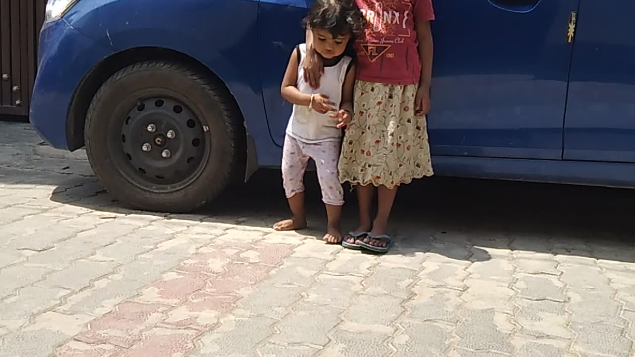 Playing on road